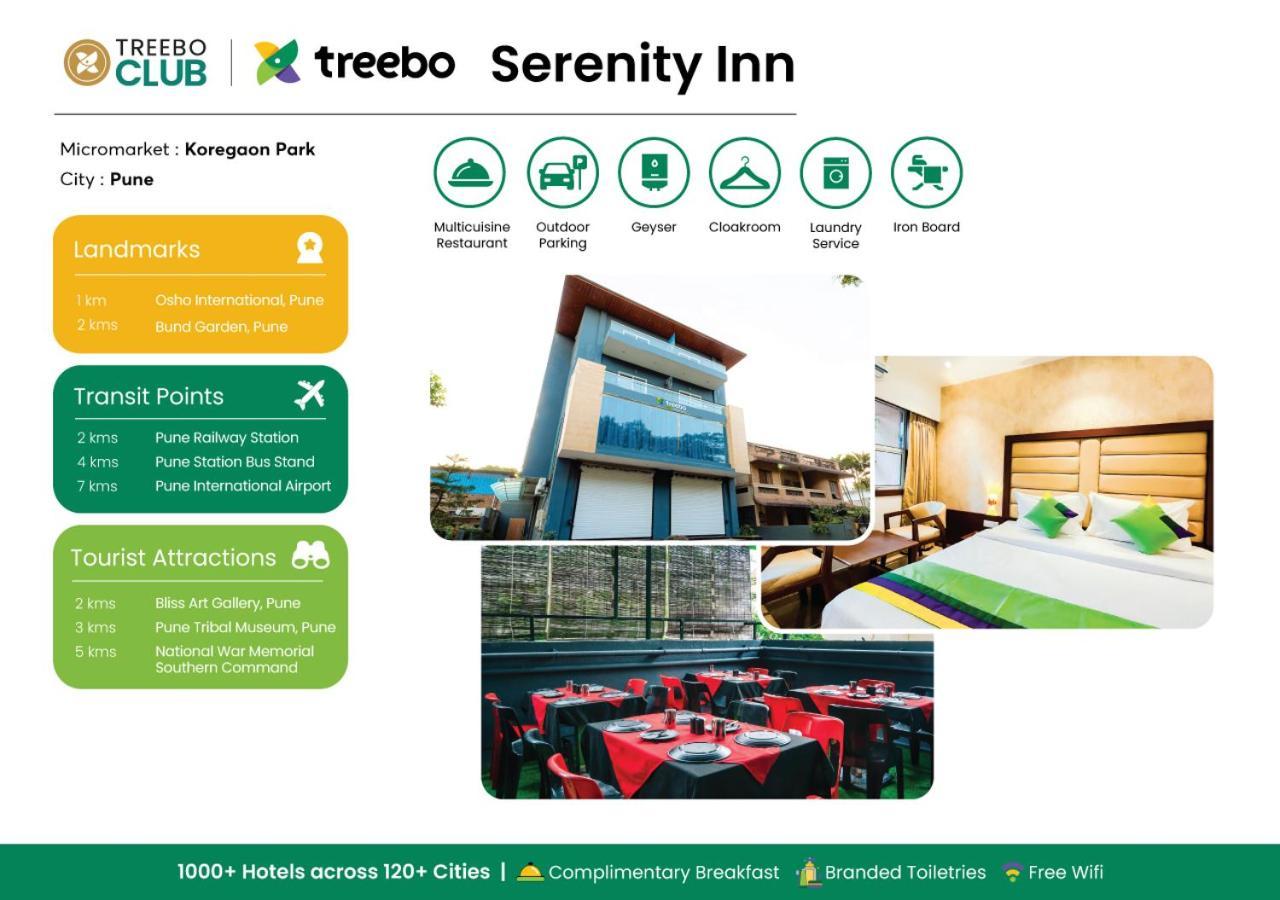 Treebo Serenity Inn, Koregaon Park Pune Exterior foto